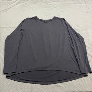 Athleta Women’s Crew Neck Lightweight Long Sleeve Top Black Size M